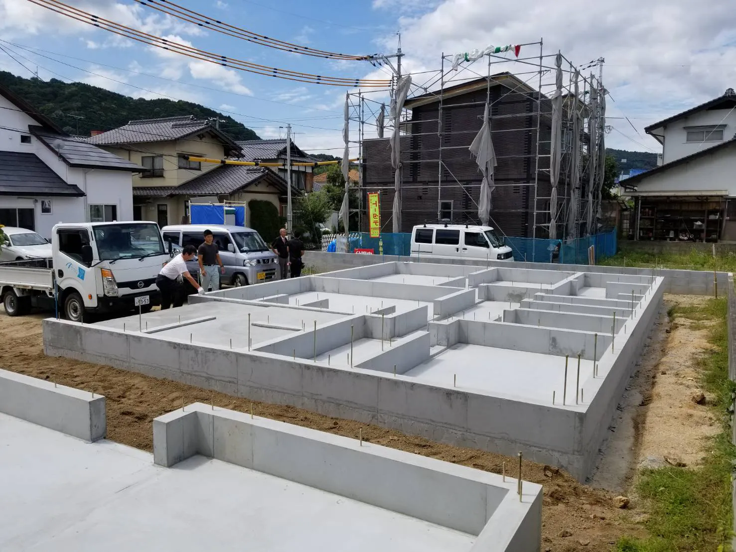 和木町　M様邸墨出し