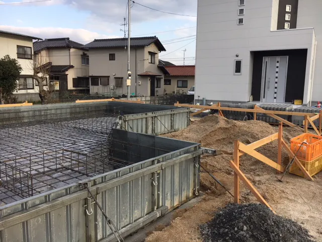 岩国市マイホームタウン旭町　K様邸基礎配筋検査