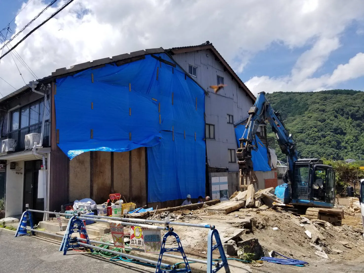 岩国市岩国　H様邸建替え工事解体