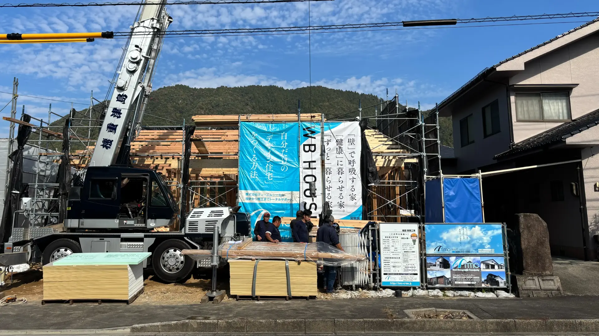 広島県安佐北区F様邸　上棟！